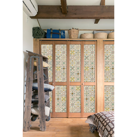 Pastoral style tile stickers: bring natural and fresh beauty to the space