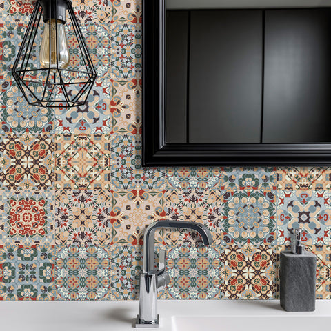 Retro style: the artistic revival of tile stickers