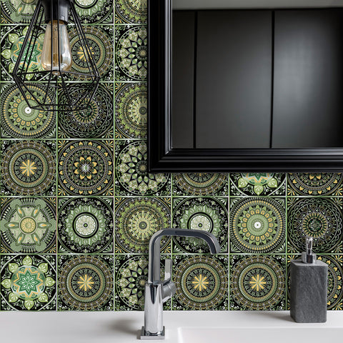 The charm of nature: the fresh style of tile stickers