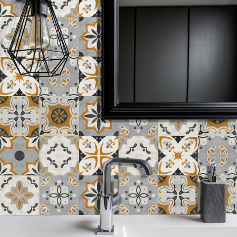 Modern simplicity: a fashionable choice for tile stickers