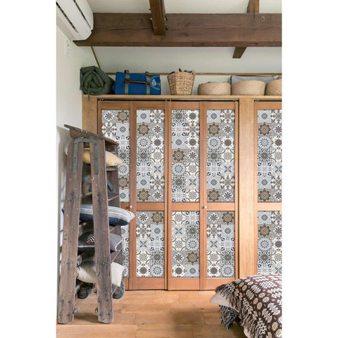 Grey Blossom Creative tile stickers