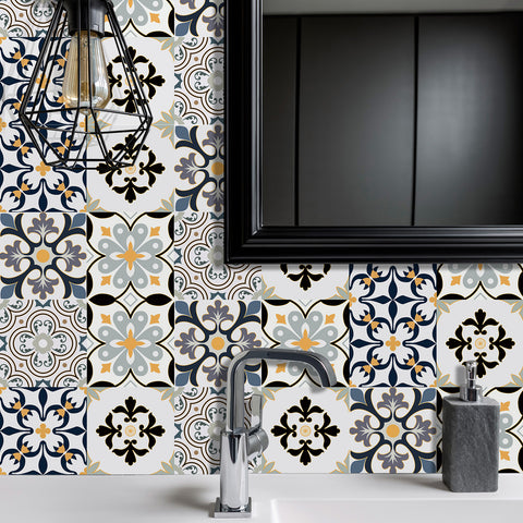 Fresh and elegant: the fashionable aesthetics of tile stickers