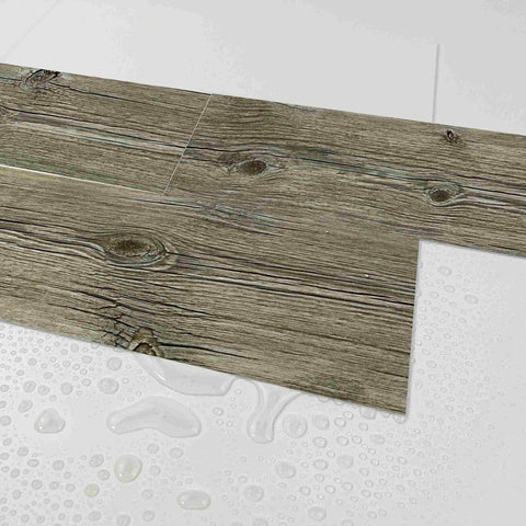 Frosted Wood Tile Stickers Easy-to-Use Moisture-Proof and Heat-Insulating Ideal for Kitchen Bathroom and Home Decoration