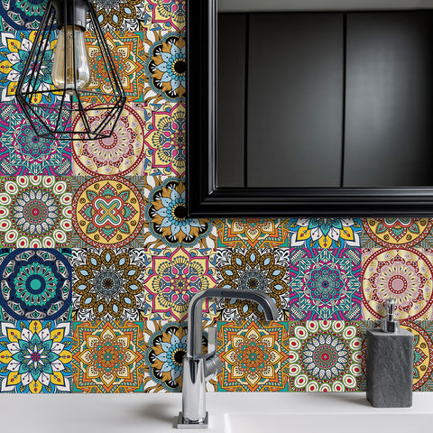 Exotic style: the artistic journey of tile stickers