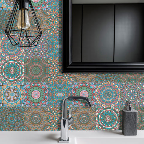 National style: the artistic charm of tile stickers