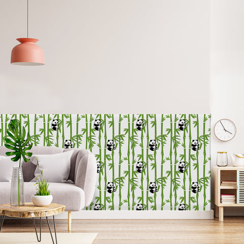 Panda and bamboo forest style wallpaper - Encountering the spirit of naturest