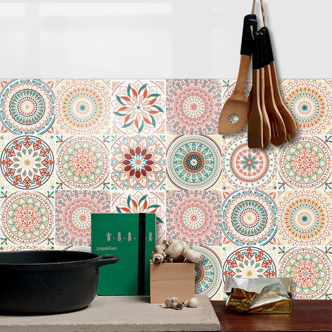 Retro Mandala: The artistic charm of tile stickers