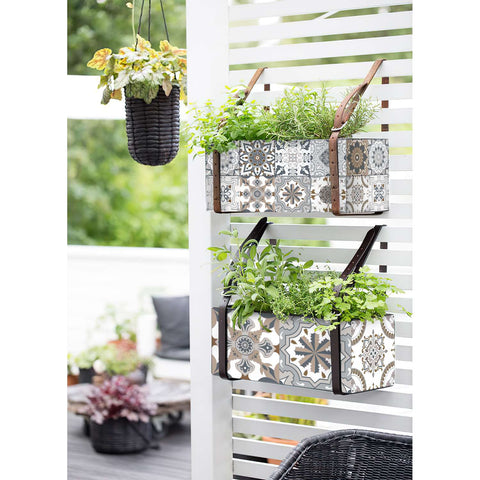 Grey Blossom Creative tile stickers