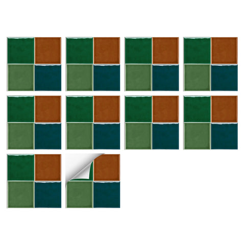 Lilles Green Simple Peel & Stick Application, Safe Materials, Easy to Remove Provence Wall Stickers