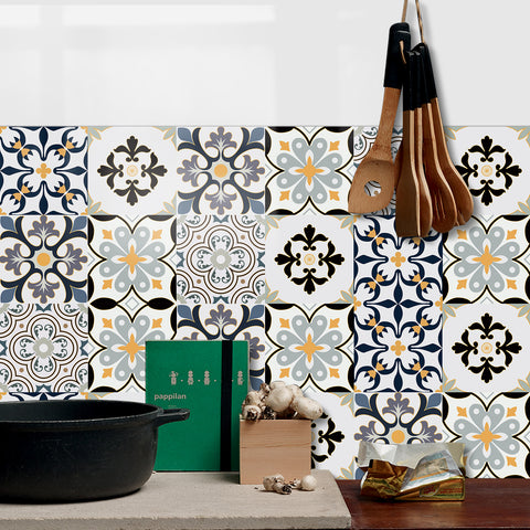 Fresh and elegant: the fashionable aesthetics of tile stickers