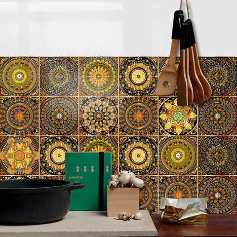 Vintage Mandala: The Artistic Beauty of Tile Stickers