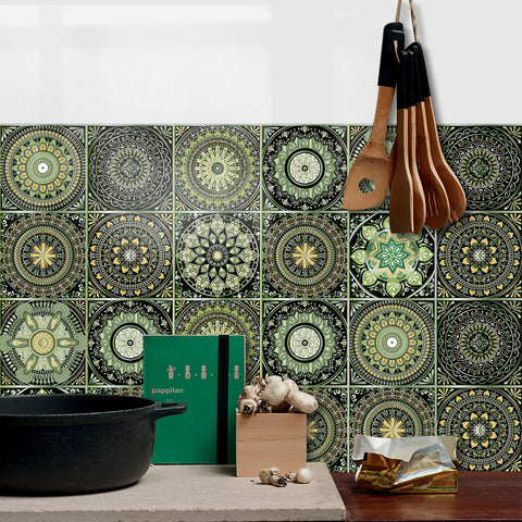 The charm of nature: the fresh style of tile stickers