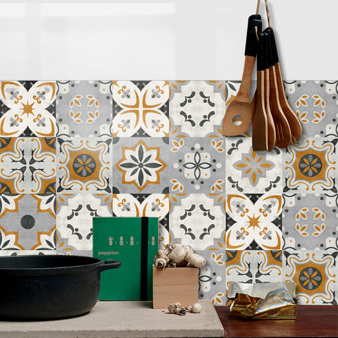 Modern simplicity: a fashionable choice for tile stickers