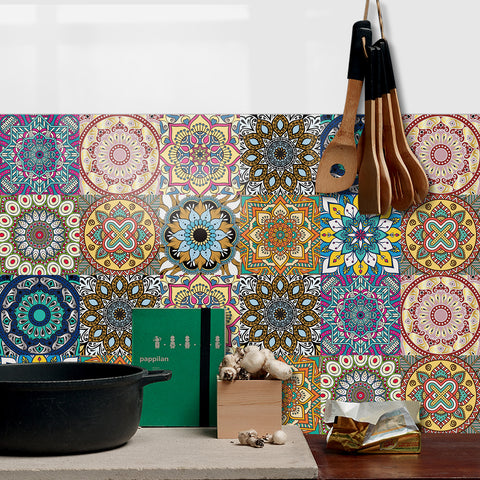 Exotic style: the artistic journey of tile stickers