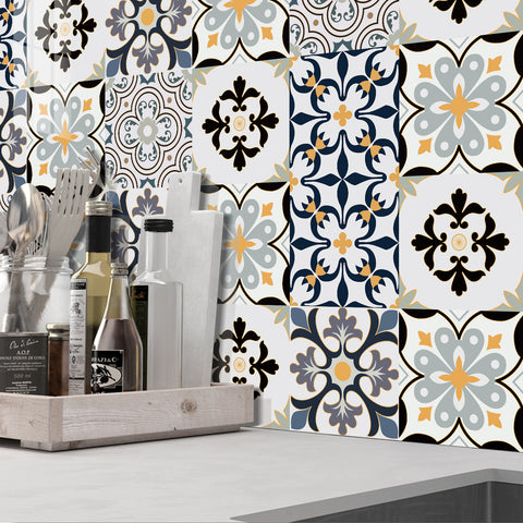 Fresh and elegant: the fashionable aesthetics of tile stickers