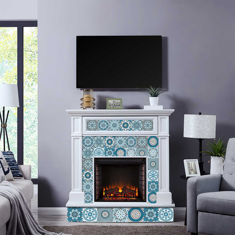 Blue Medallion Creative tile stickers