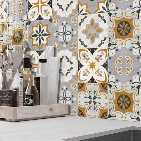 Modern simplicity: a fashionable choice for tile stickers