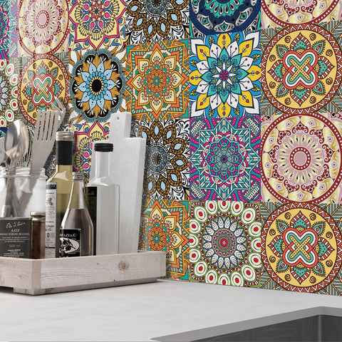 Exotic style: the artistic journey of tile stickers