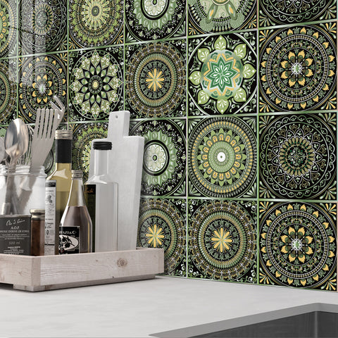 The charm of nature: the fresh style of tile stickers