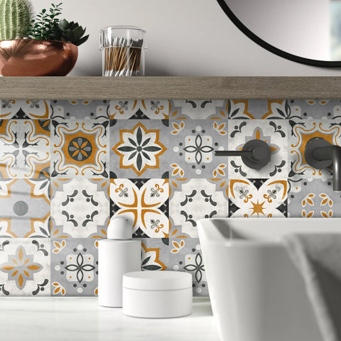 Modern simplicity: a fashionable choice for tile stickers