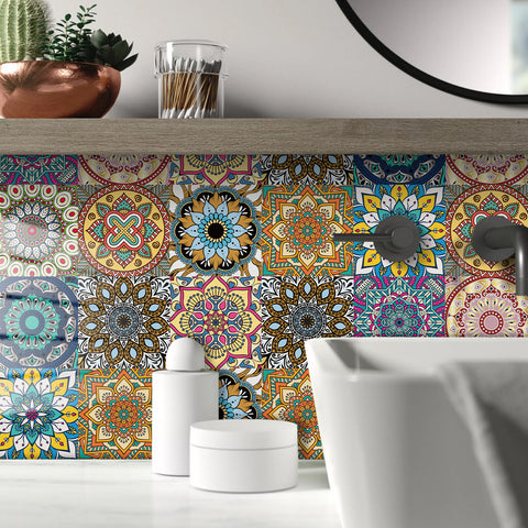 Exotic style: the artistic journey of tile stickers