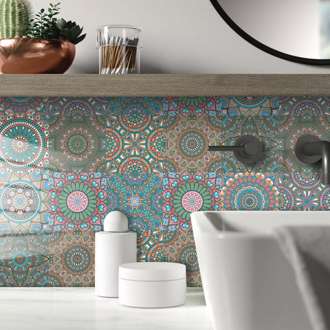 National style: the artistic charm of tile stickers