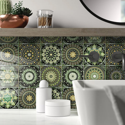 The charm of nature: the fresh style of tile stickers