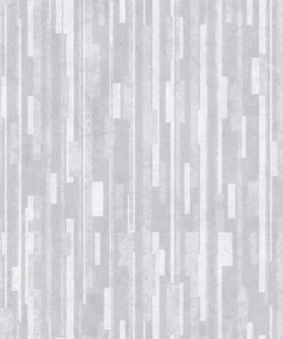 American Simple Vertical Stripes Patchwork Forest Wallpaper