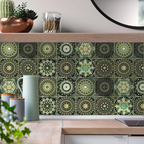 The charm of nature: the fresh style of tile stickers