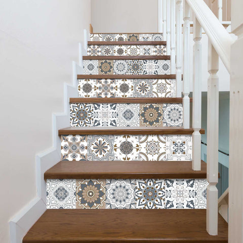 Grey Blossom Creative tile stickers