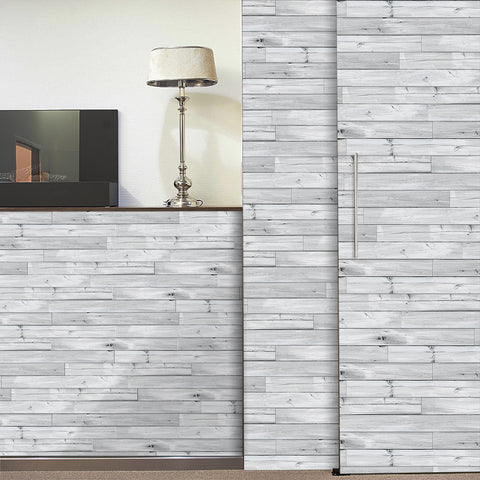 Bright Rustic Wood Wallpaper - Enhance Your Living Room Aesthetic