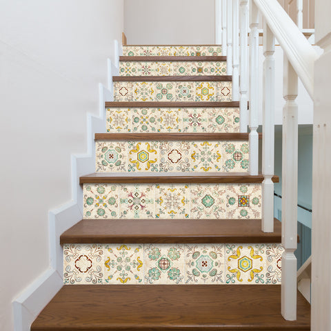 Pastoral style tile stickers: bring natural and fresh beauty to the space