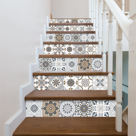 Neutral style tile stickers: create a quiet and elegant space atmosphere