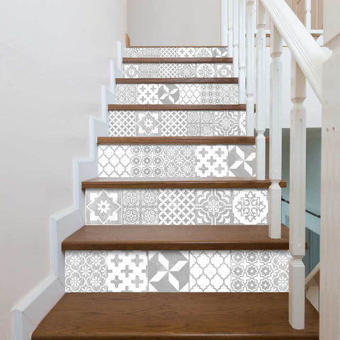 Black and White Mosaic tiles Creative tile stickers