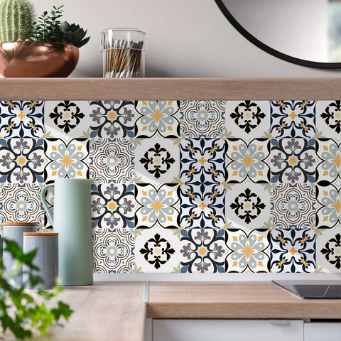 Fresh and elegant: the fashionable aesthetics of tile stickers