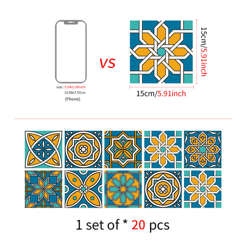 Moroccan style tile stickers: an artistic choice for decorating space