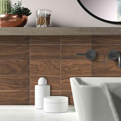 Self-Adhesive Retro Tile Stickers for Kitchen and Bathroom Backsplash, Easy to Install and Waterproof for Home Decoration