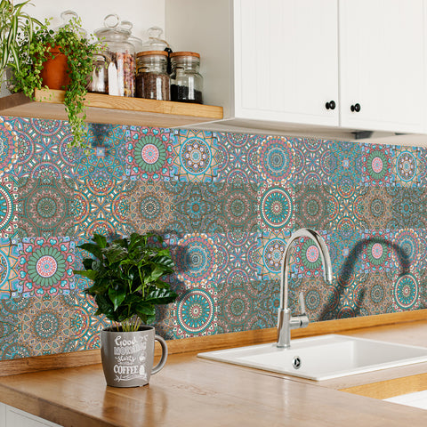 National style: the artistic charm of tile stickers