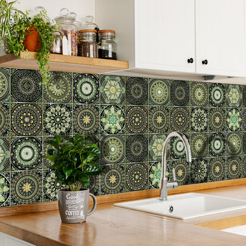 The charm of nature: the fresh style of tile stickers