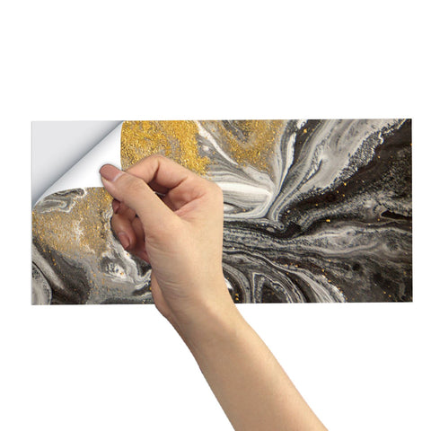 Vintage Stone Sticker for Kitchen Backsplash,Bathroom, and Home Decor,Easy to Install