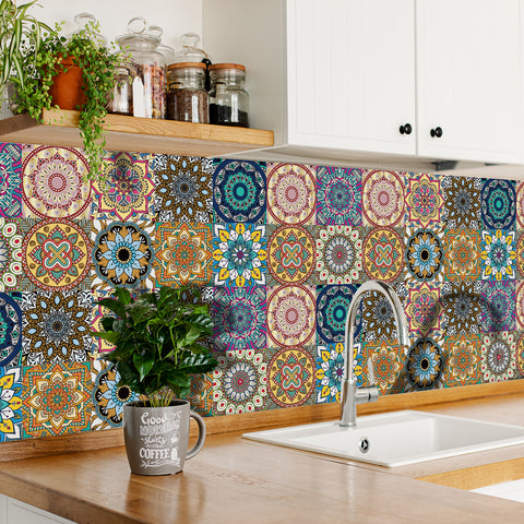 Exotic style: the artistic journey of tile stickers