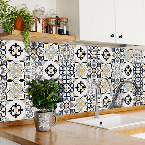 Fresh and elegant: the fashionable aesthetics of tile stickers