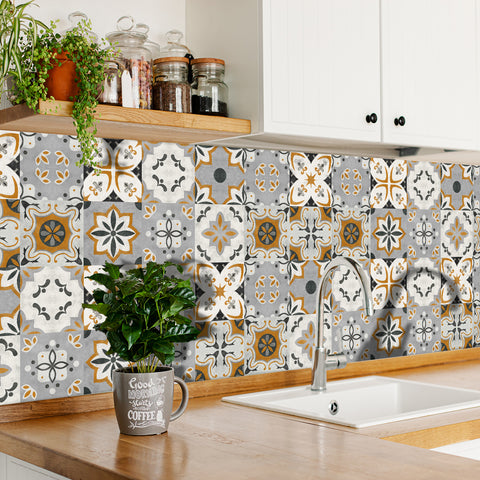 Modern simplicity: a fashionable choice for tile stickers