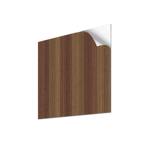 Classic Brown Striped Wood Grain Floor Sticker