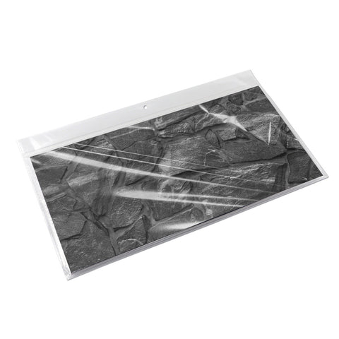 Classic Black Stone Wall Stickers Retro Tile Stickers for Kitchen, Bathroom, and Stair Steps