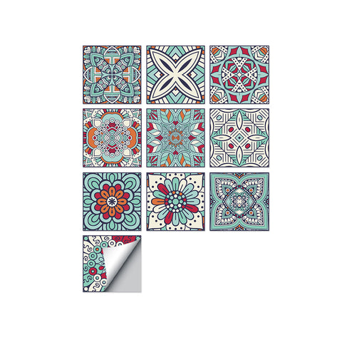 Ethnic style: the artistic feast of tile stickers