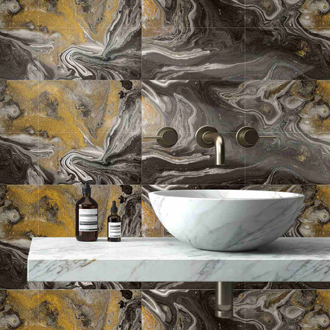 Vintage Stone Sticker for Kitchen Backsplash,Bathroom, and Home Decor,Easy to Install