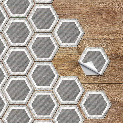 Combination of fashion and practicality: hexagonal tiles, a harbor of art and comfort