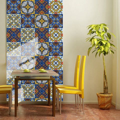 Classic tones: the retro romance of tile stickers