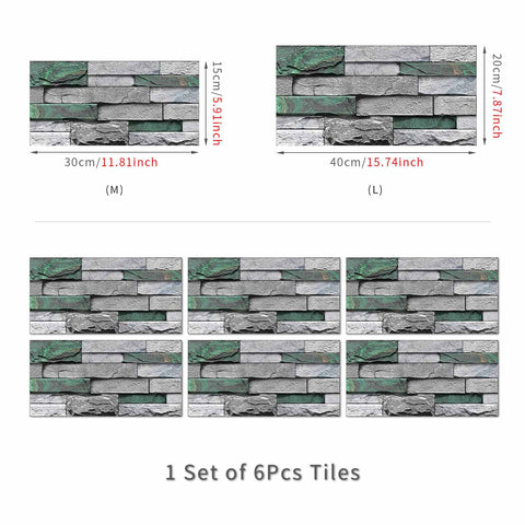 Waterproof Peel and Stick Floor Tiles for Home Decor, Kitchen, and Bathroom